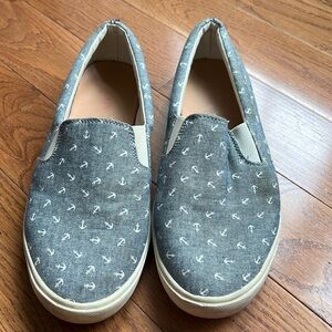 J. Crew anchor slip on sneakers